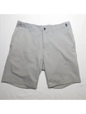 Veece Men's 30 Gray Hybrid Walkshorts Performance Stretch Flat Front Golf Casual